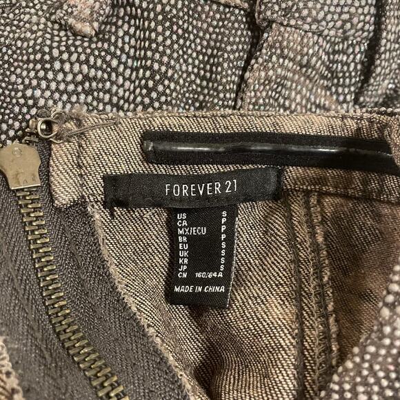 Forever 21 Glitter Dot 2-Pc Set | Wide Leg Cargo Pants, Tube Top Streetwear NWOT - Picture 5 of 12